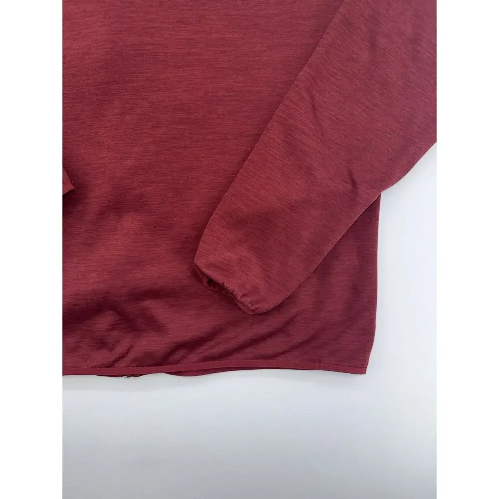 The North Face Men’s Canyonlands Full Zip Fleece Jacket Burgundy, Red XXL